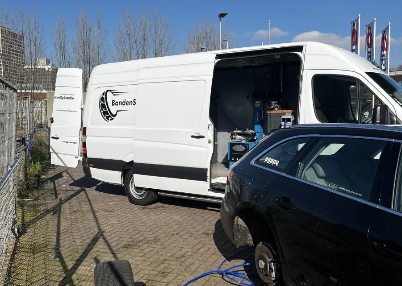 Lekke Band Vervangen